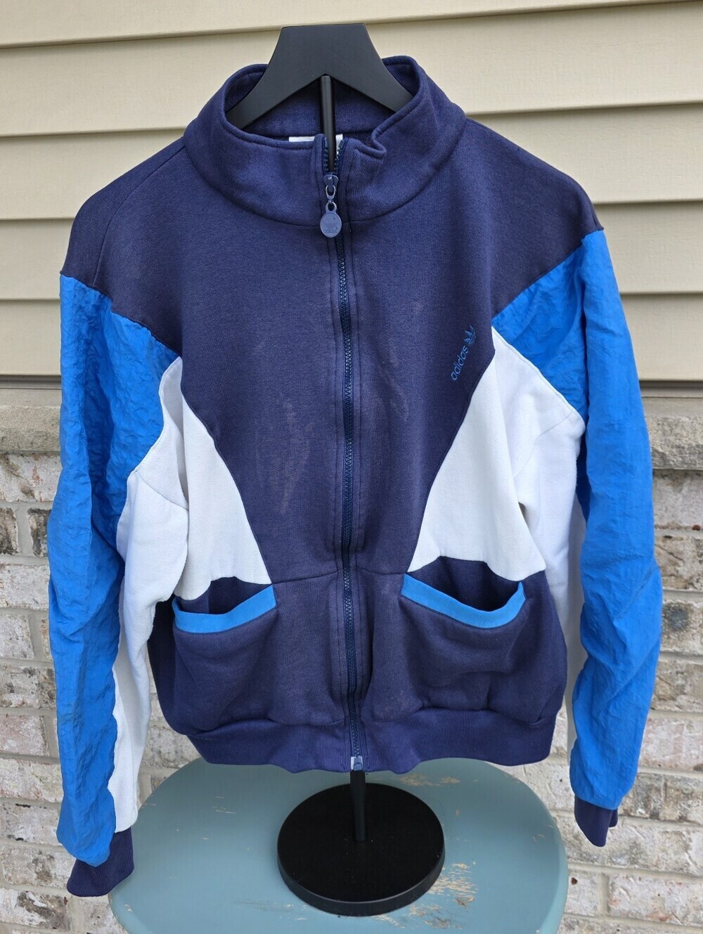 Vintage Adidas Originals Colorblock Track Jacket Trefoil Retro 90s